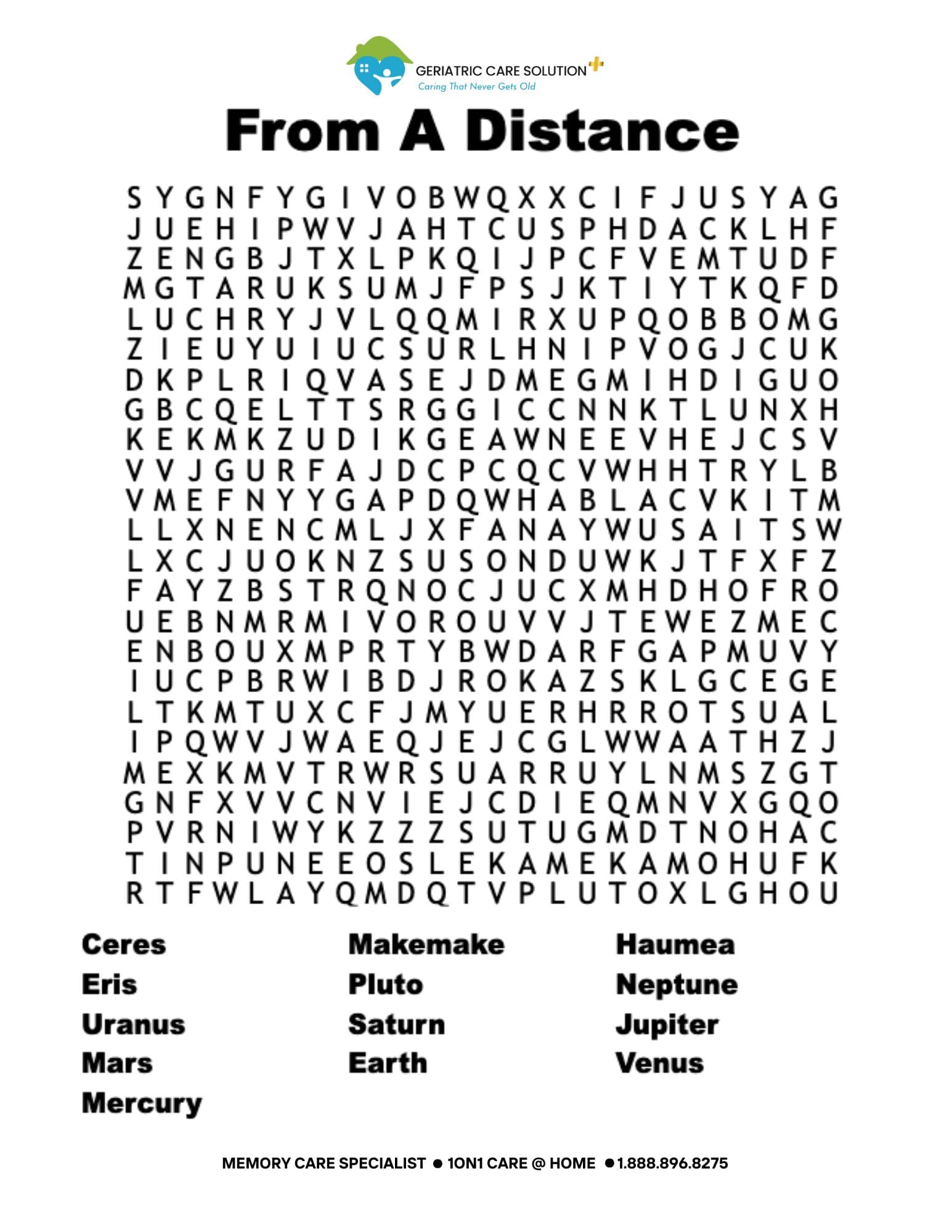 Word Search All Around